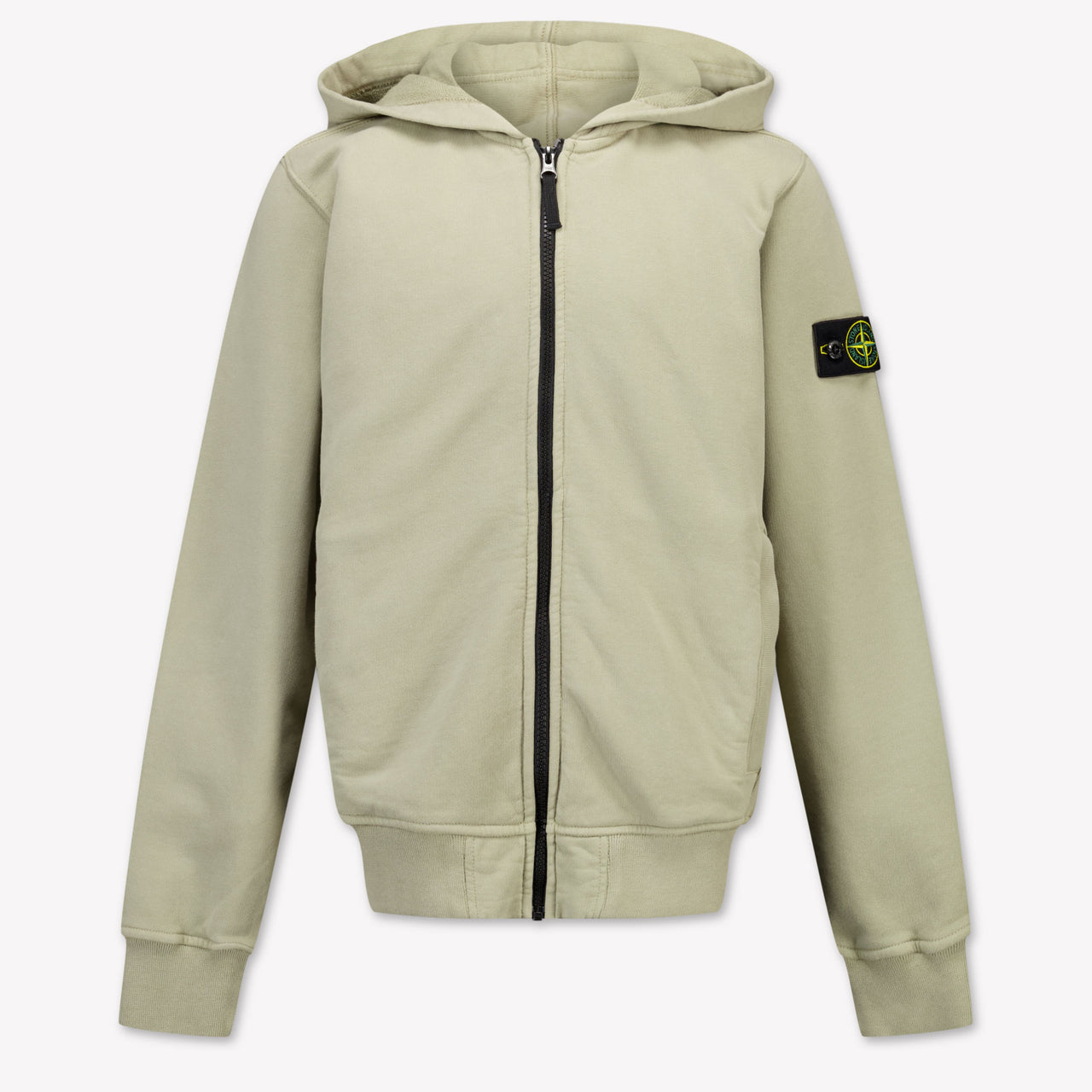 Stone Island Kids Boys Cardigan In Taupe