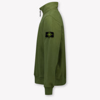 Stone Island Kids Boys Sweater In Army