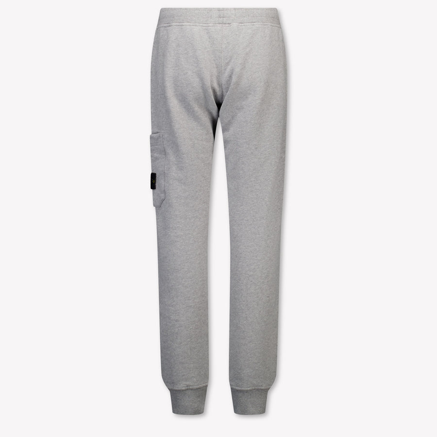 Stone Island Kids Boys Pants In Gray