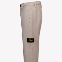 Stone Island Kids Boys Pants In Sand