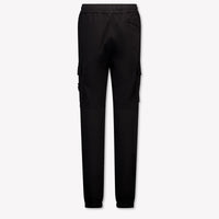 Stone Island Kids Boys Pants In Black