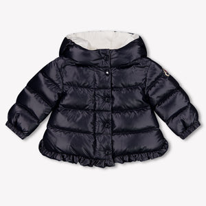 Moncler Tazui Baby Girls Jackets In Navy