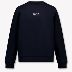 EA7 Kids Boys Sweater In Navy