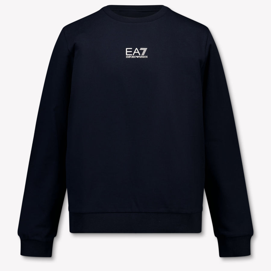 EA7 Kids Boys Sweater In Navy