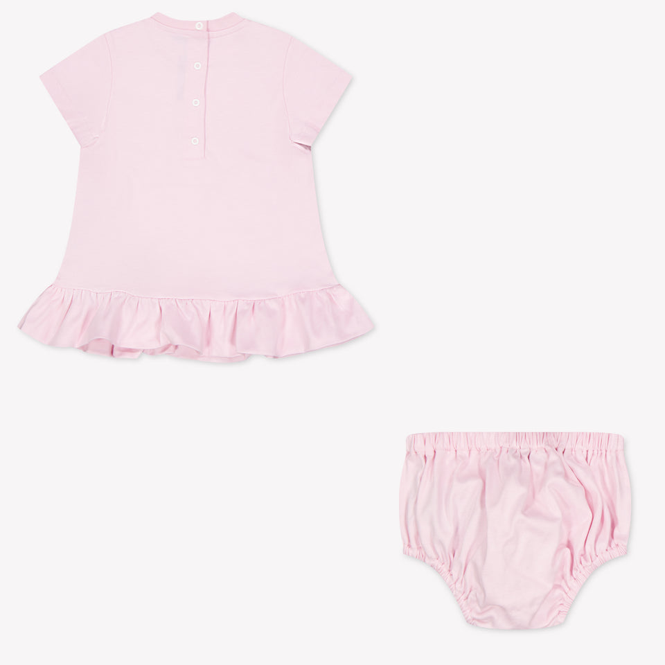 Balmain Baby Meisjes Jurk In Roze