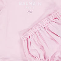 Balmain Baby Meisjes Jurk In Roze