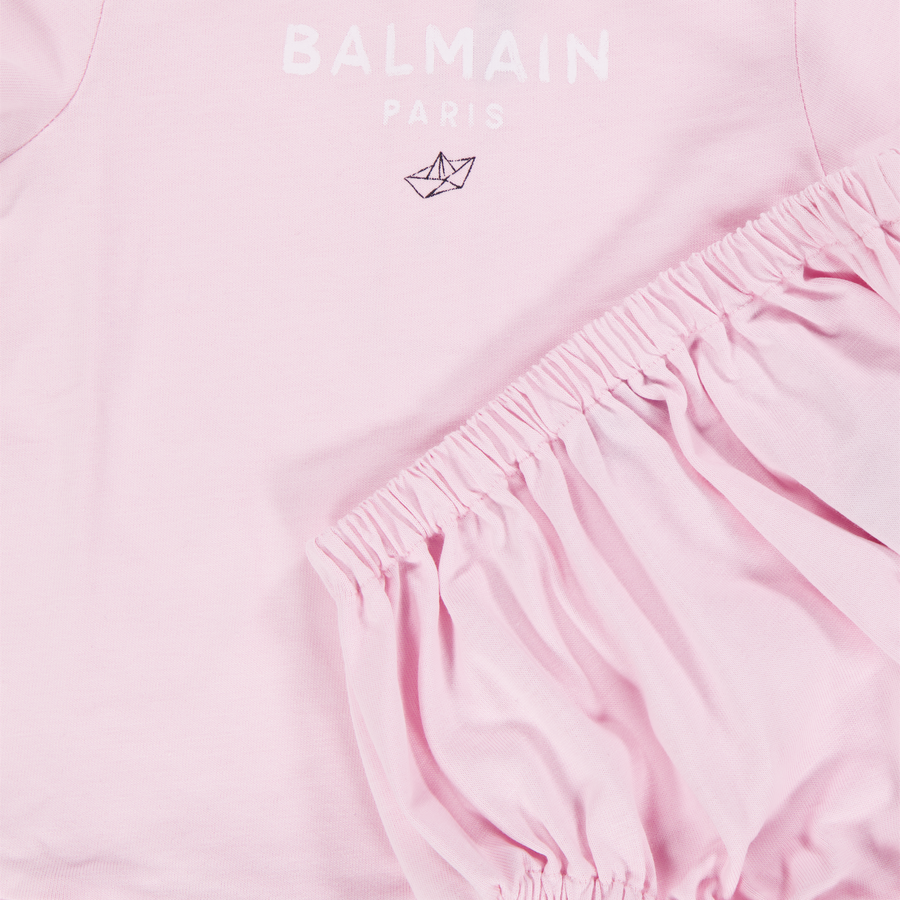 Balmain Baby Meisjes Jurk In Roze
