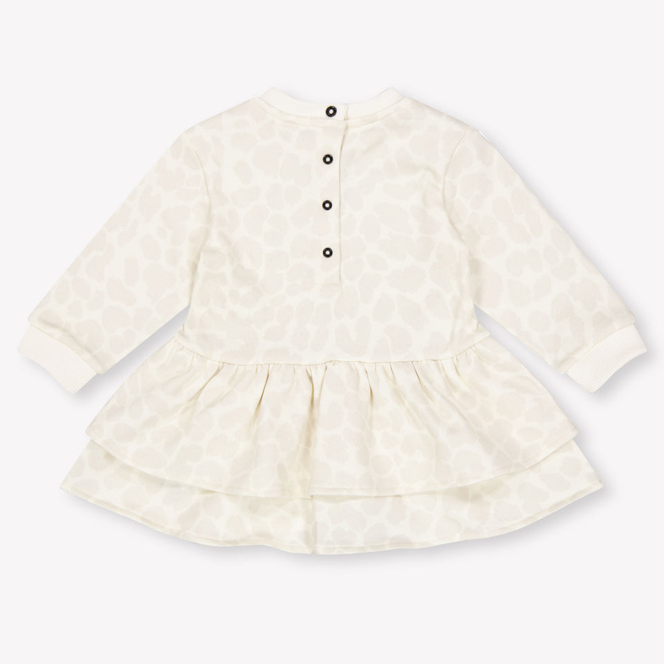 Balmain Baby Girls Dress In OffWhite