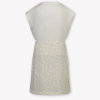 Balmain Kinder Meisjes Jurk In Off White