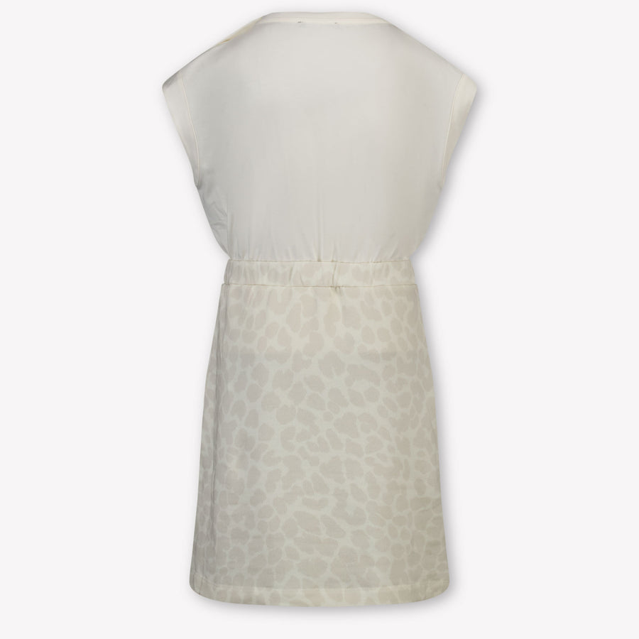 Balmain Kinder Meisjes Jurk In Off White