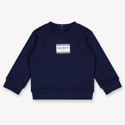 Balmain Baby Meisjes Trui In Navy