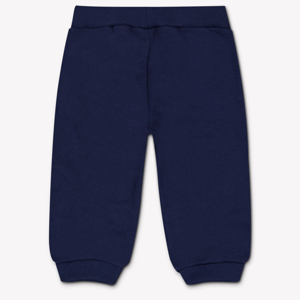 Balmain Baby Girls Pants In Navy