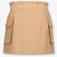Balmain Kids Girls Skirt In Light Brown