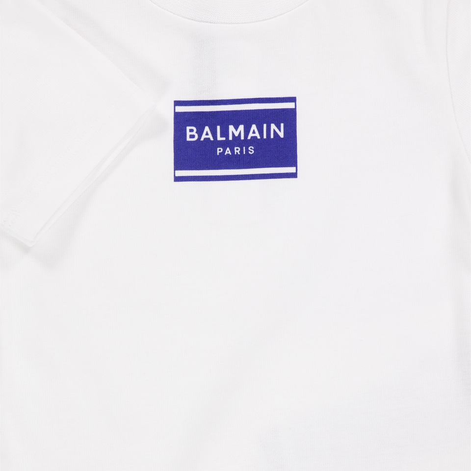 Balmain Baby Girls T-Shirt In White