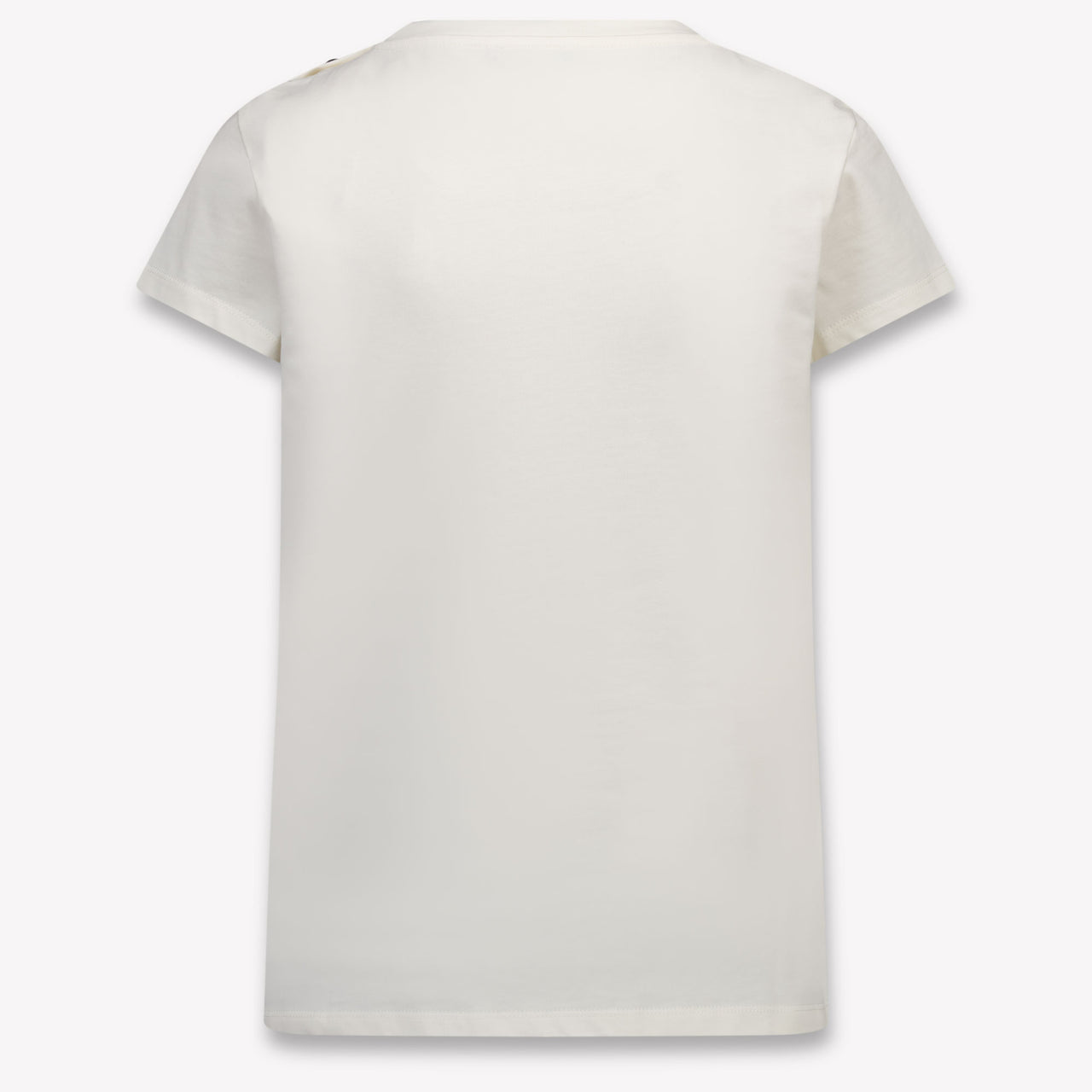 Balmain Kinder Meisjes T-Shirt In Off White