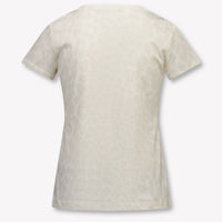 Balmain Kinder Meisjes T-Shirt In Off White