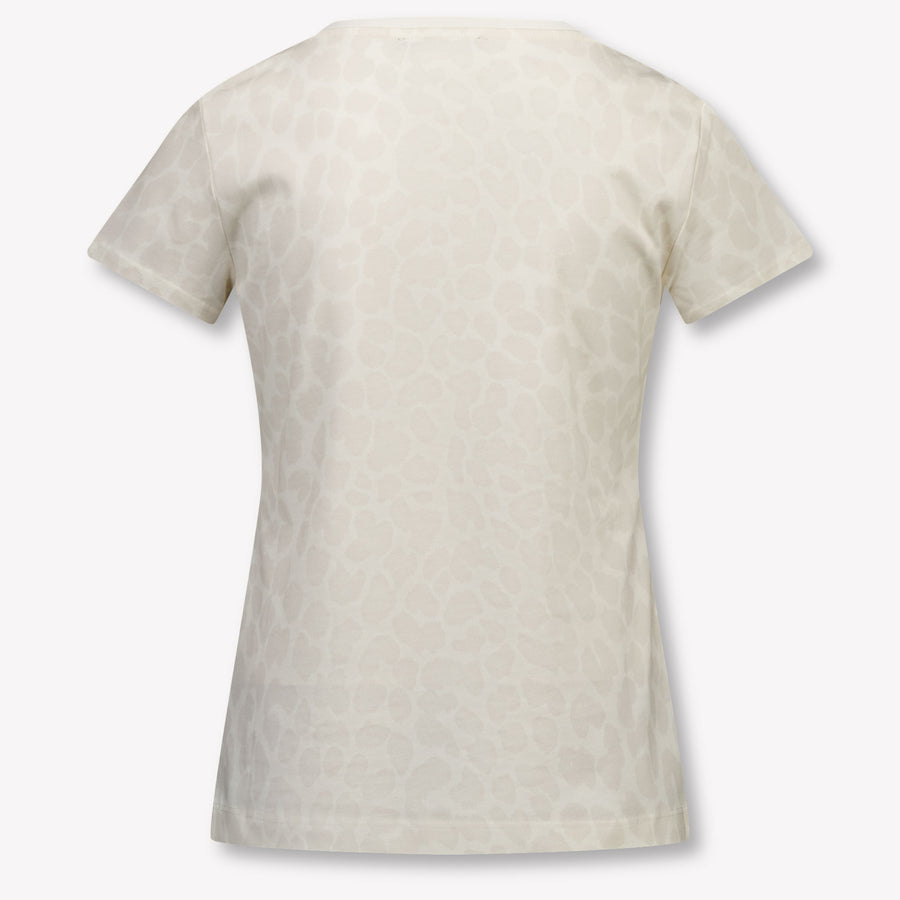 Balmain Kinder Meisjes T-Shirt In Off White