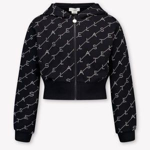 Stella McCartney Kids Girls Cardigan In Black