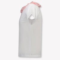 Stella McCartney Kinder Meisjes T-Shirt In Wit