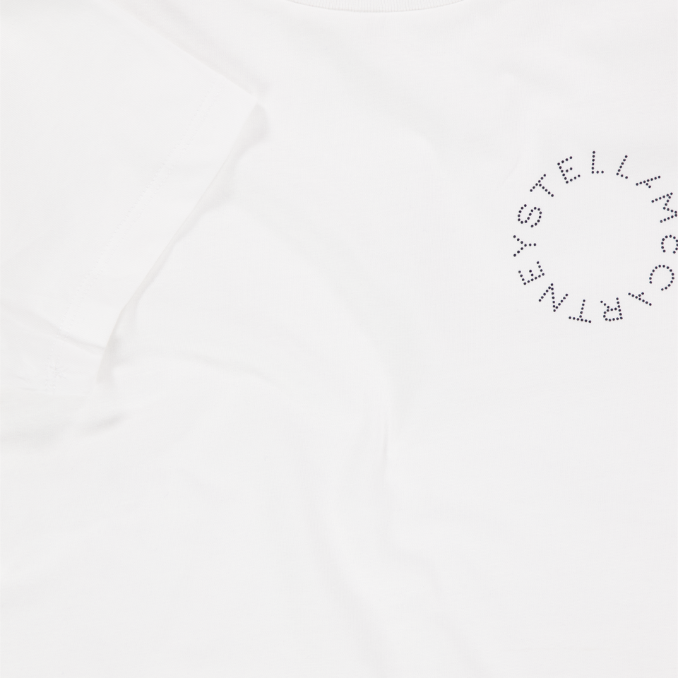 Stella McCartney Kids Girls T-Shirt In White