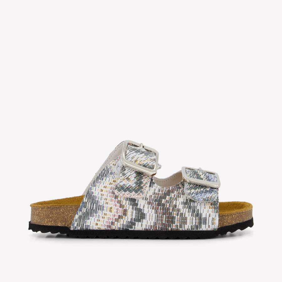 Missoni Boys Slides in Olive Green