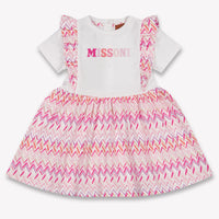 Missoni Baby Girls Dress In Light Pink