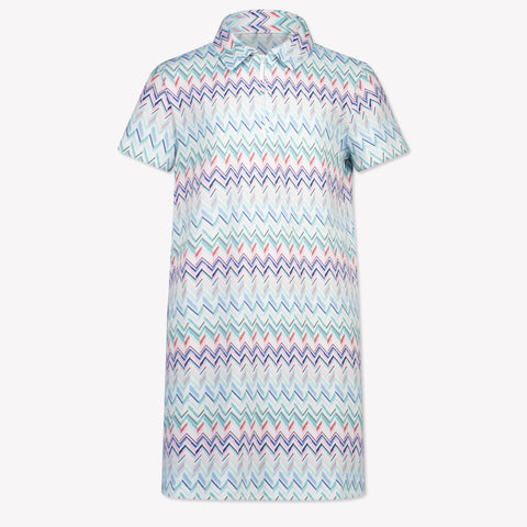 Missoni Kids Girls Dress In Turquoise