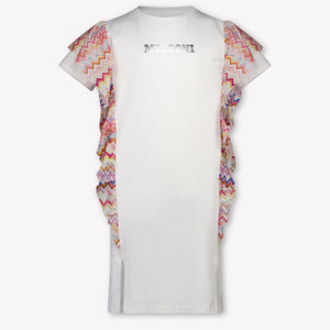 Missoni Kinder Meisjes Jurk In Wit