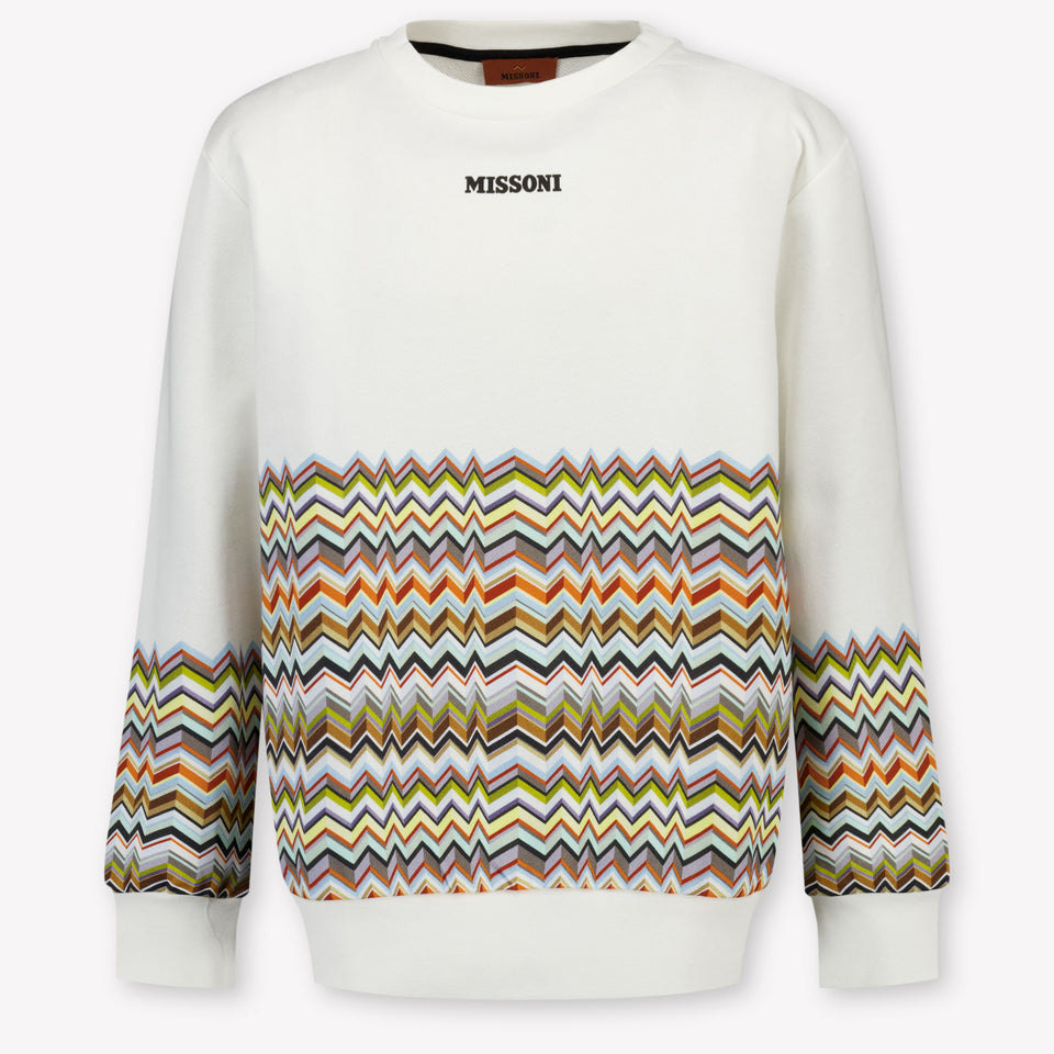 Missoni Kids Boys Sweater In White