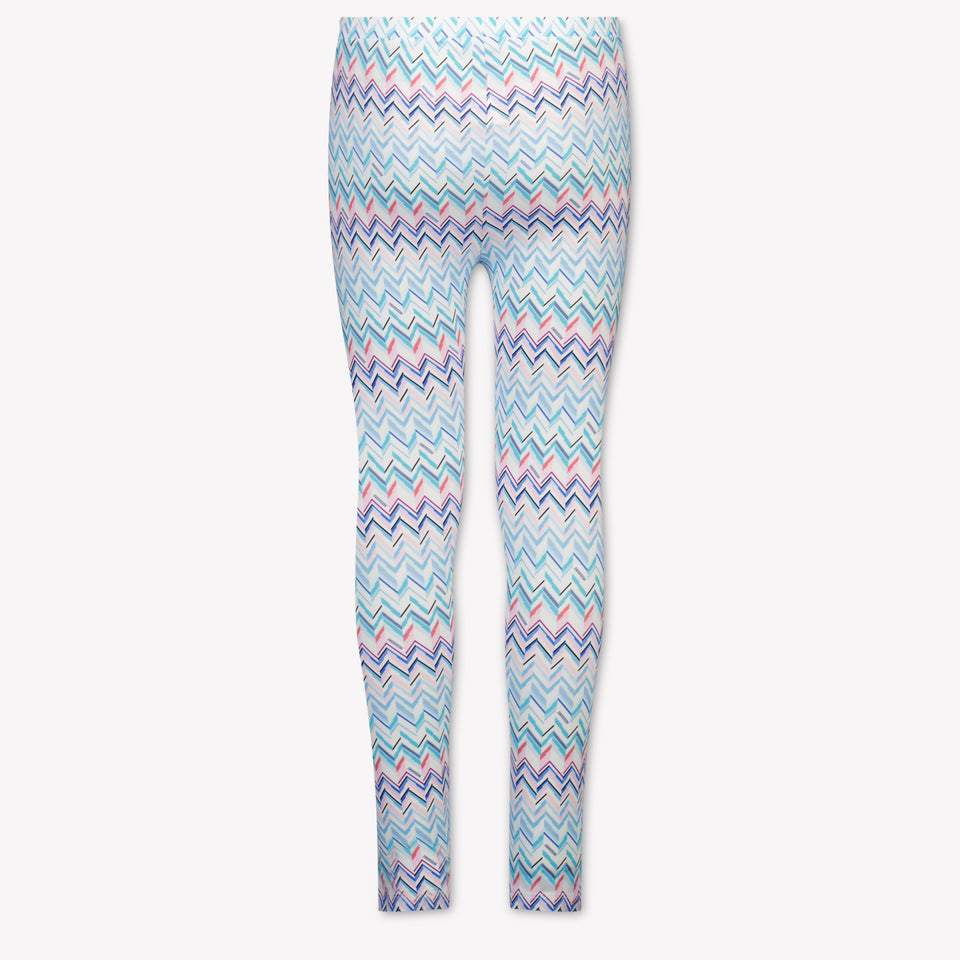 Missoni Kids Girls Leggings In Blue