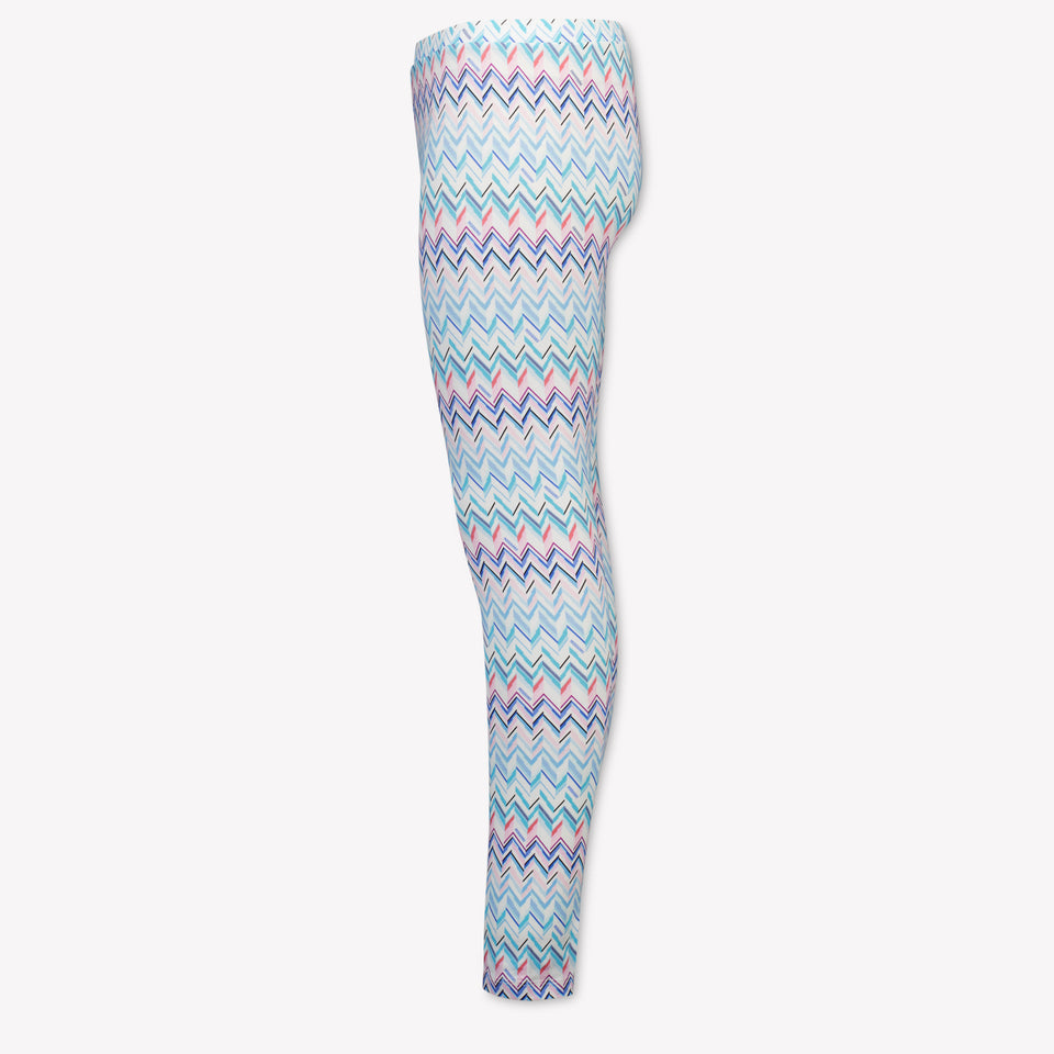 Missoni Kids Girls Leggings In Blue