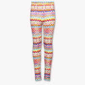 Missoni Kids Girls Leggings In Pink