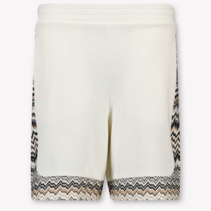 Missoni Kids Boys Shorts In OffWhite