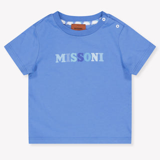 Missoni Baby Boys T-Shirt In Blue