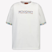 Missoni Kinder Jongens T-Shirt In Wit