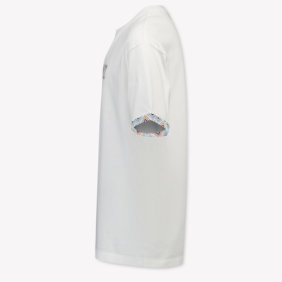 Missoni Kinder Jongens T-Shirt In Wit