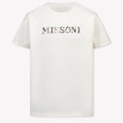 Missoni Kids Boys T-Shirt In OffWhite