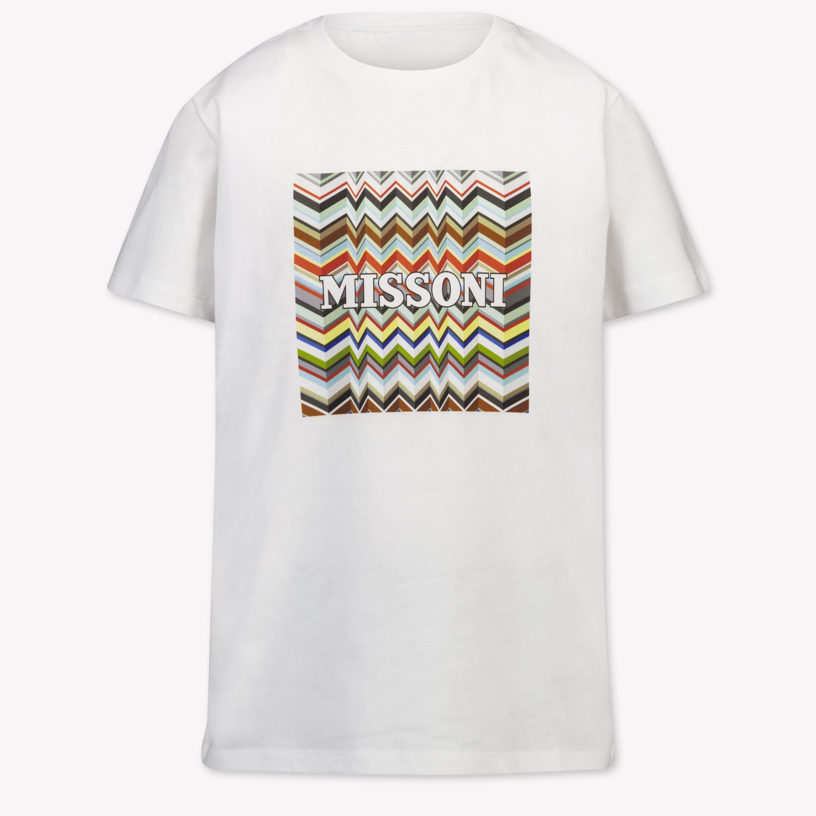 Missoni Kinder Jongens T-Shirt In Wit