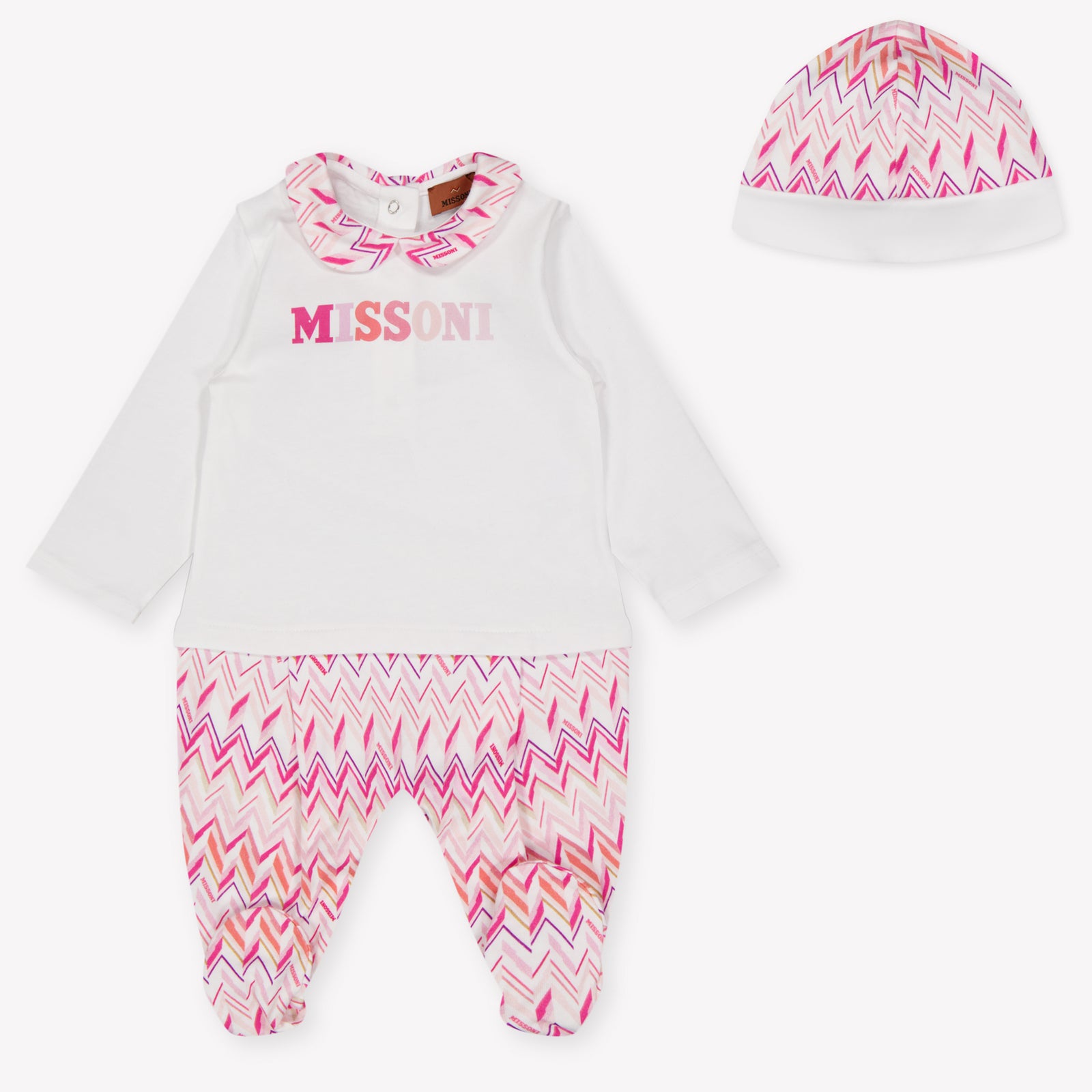 Missoni Baby Meisjes Boxpakje In Wit