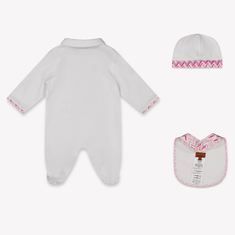 Missoni Baby Meisjes Boxpakje In Wit