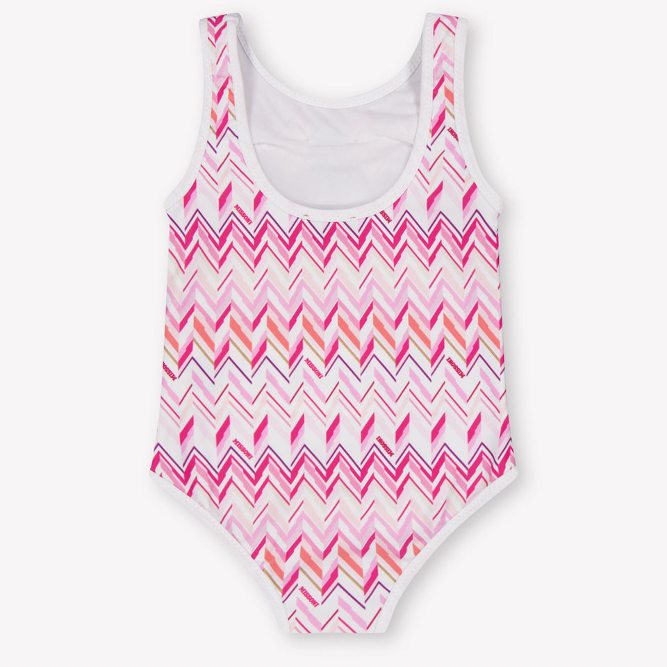 Missoni Baby Girls Swimwear In Pink