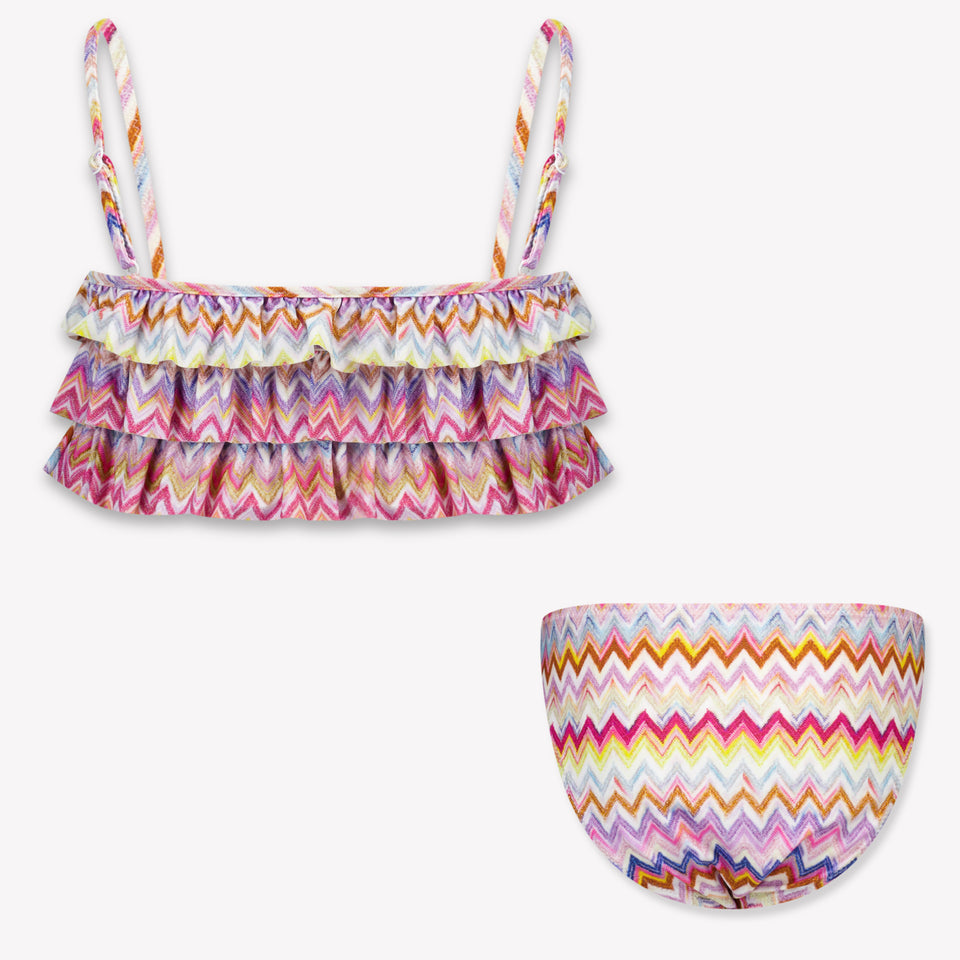 Missoni Kids Girls Swimwear In Pink