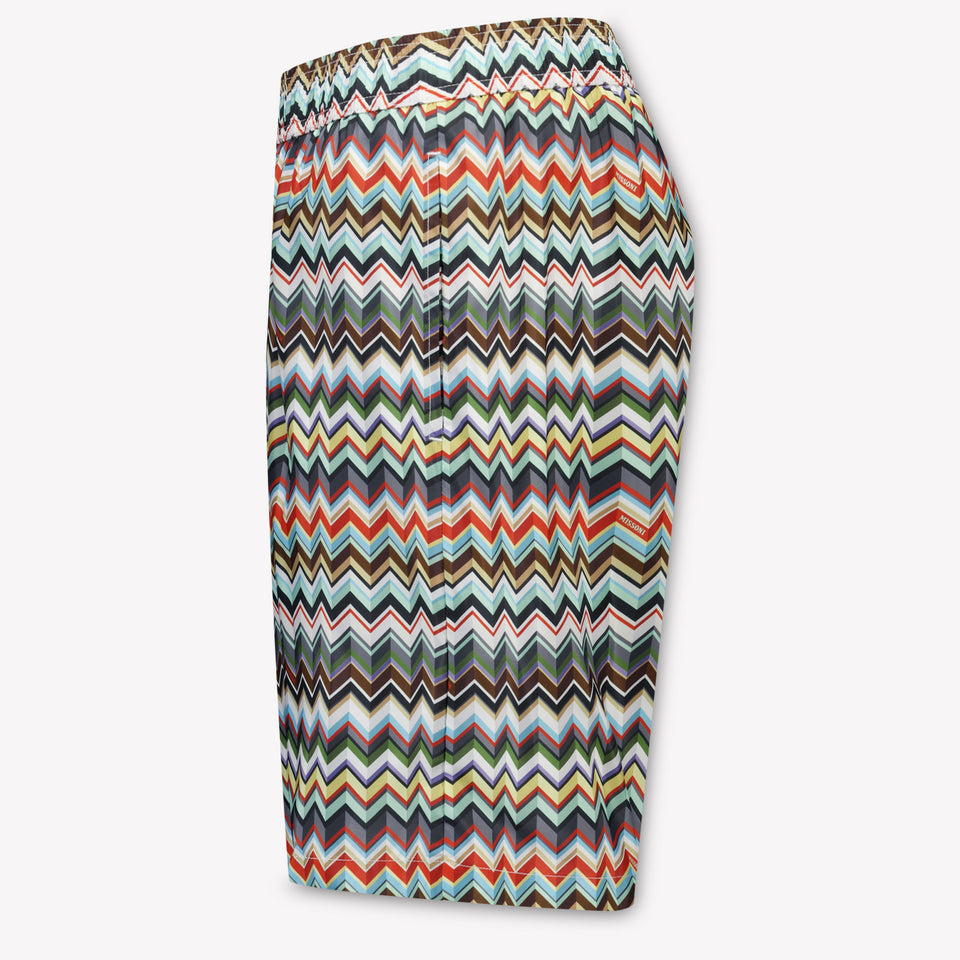 Missoni Kids Boys Swimwear In Army