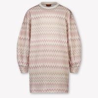 Missoni Kids Girls Dress In Light Pink