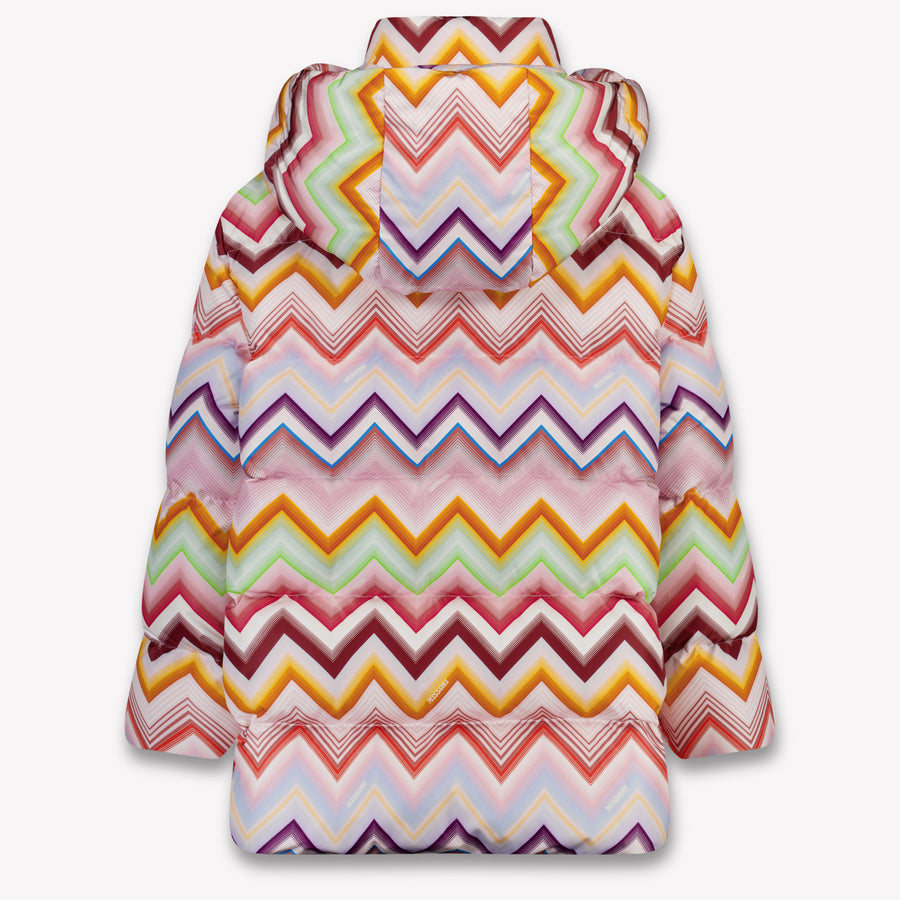 Missoni Kids Girls Winter coat In Light Pink