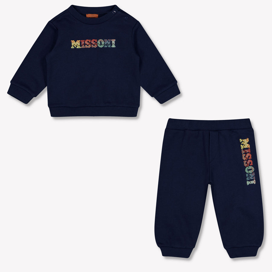 Missoni Baby Boys Tracksuit in Navy