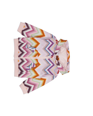 Missoni Baby Girls Cardigan In Light Pink