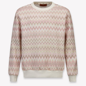 Missoni Kids Girls Sweater In Light Pink