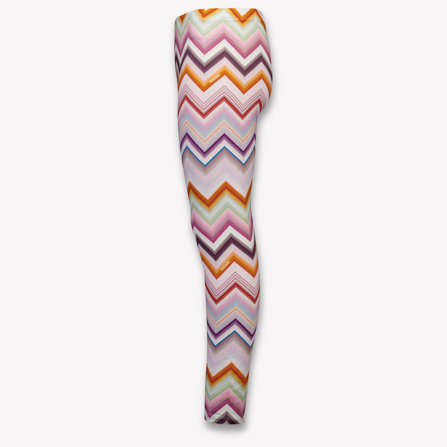 Missoni Kids Girls Leggings In Light Pink