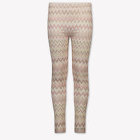 Missoni Kids Girls Leggings In Light Pink
